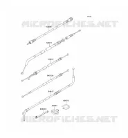 CABLES pour Kawasaki ER-5