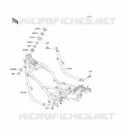 CH&Acirc;SSIS pour Kawasaki ER-5