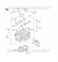 CULASSE pour Kawasaki ER-5