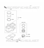 CYLINDRE/PISTON pour Kawasaki ER-5