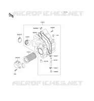 FILTRE A AIR pour Kawasaki ER-5