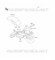GARDE BOUE pour Kawasaki ER-5