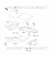 SELLE pour Kawasaki ER-5