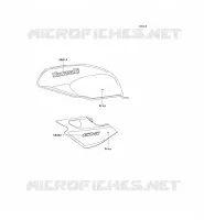 STICKER(GRAY) pour Kawasaki ER-5