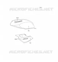 STICKER(RED) pour Kawasaki ER-5