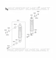 SUSPENSION/AMORTISSEUR pour Kawasaki ER-5