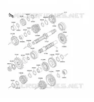 TRANSMISSION pour Kawasaki ER-5