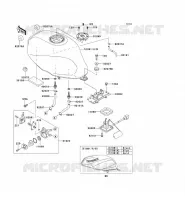RESERVOIR CARBURANT pour Kawasaki ER-5