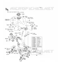 RESERVOIR CARBURANT pour Kawasaki ER-6N