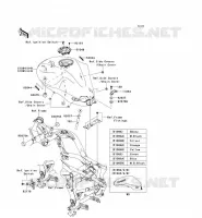RESERVOIR CARBURANT pour Kawasaki ER-6N