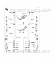 FOURCHE pour Kawasaki ER-6N ABS