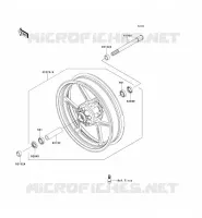 MOYEU AVANT pour Kawasaki ER-6N ABS