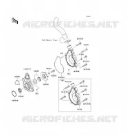 POMPE &Agrave; EAU pour Kawasaki ER-6N ABS