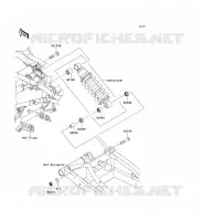 SUSPENSION/AMORTISSEUR pour Kawasaki ER-6N ABS