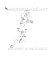 BEQUILLES pour Kawasaki ER-6N
