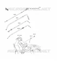 CABLES pour Kawasaki ER-6N