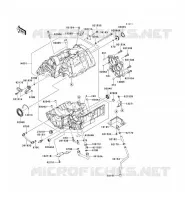 CARTER MOTEUR(S) pour Kawasaki ER-6N