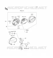 COMPTEURS pour Kawasaki ER-6N