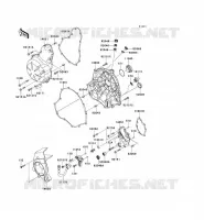 COUVERCLES MOTEUR pour Kawasaki ER-6N