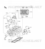 CULASSE pour Kawasaki ER-6N