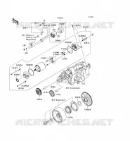 D&Eacute;MARREUR pour Kawasaki ER-6N