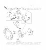 FREIN ARRIERE pour Kawasaki ER-6N