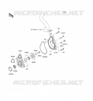 POMPE &Agrave; EAU pour Kawasaki ER-6N
