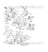 REPOSE PIED pour Kawasaki ER-6N