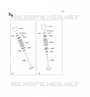 SOUPAPE pour Kawasaki ER-6N