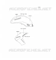 STICKER(L.GREEN) pour Kawasaki ER-6N