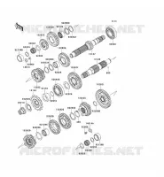 TRANSMISSION pour Kawasaki ER-6N