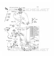 RESERVOIR CARBURANT pour Kawasaki ER-6N