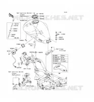 RESERVOIR CARBURANT pour Kawasaki ER-6N