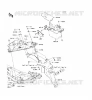 GARDE BOUE ARRI&Egrave;RE pour Kawasaki ER-6N ABS