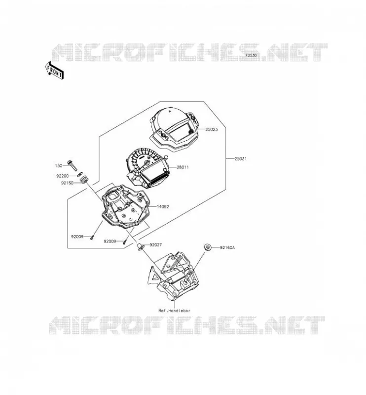 COMPTEURS Kawasaki MOTOS 650 2012 ER-6N  ER650ECF