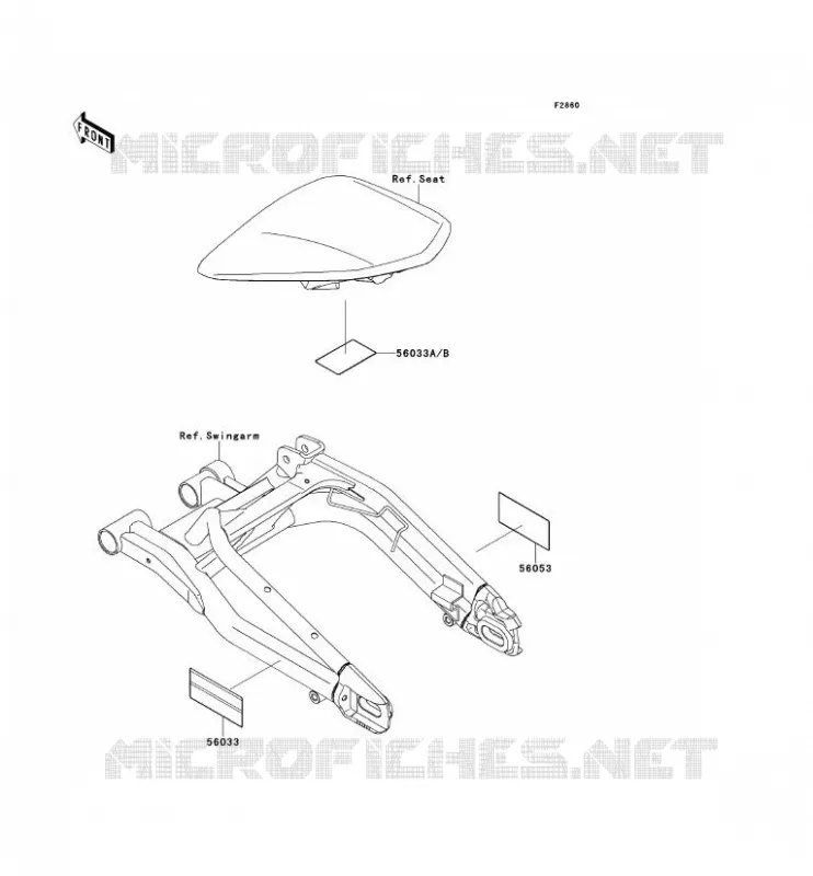 LABEL Kawasaki MOTOS 650 2013 ER-6N  ER650EDS