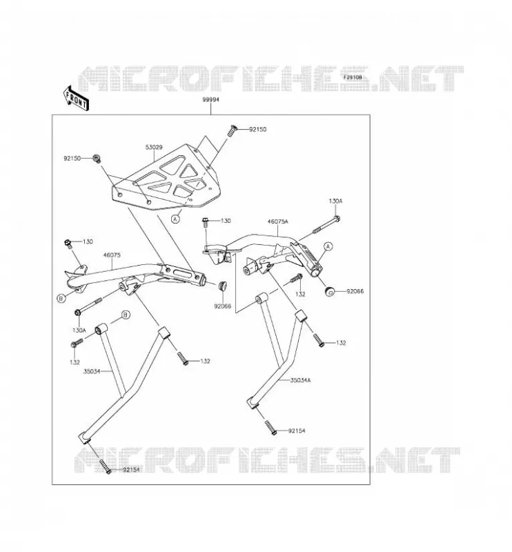 ACCESSOIRE (SUPPORT TOP CASE) Kawasaki MOTOS 650 2014 ER-6N ABS  ER650FEF