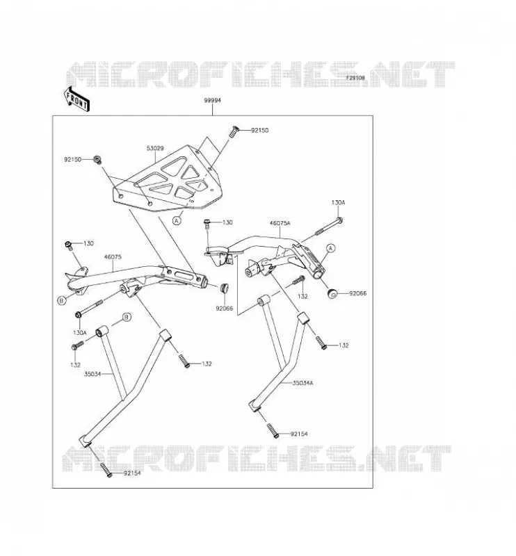 ACCESSOIRE (SUPPORT TOP CASE) Kawasaki MOTOS 650 2015 ER-6N ABS  ER650FFF