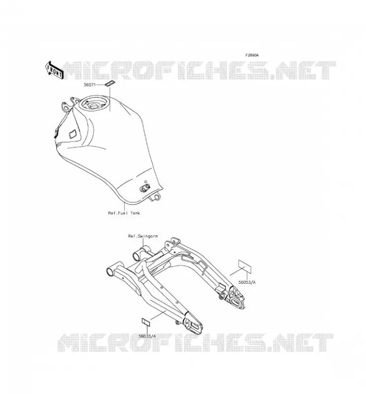 LABEL Kawasaki MOTOS 650 2016 ER-6N ABS  ER650FGF