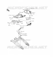 CACHE LAT&Eacute;RAL/GARDE CHAINE pour Kawasaki ER-6N ABS