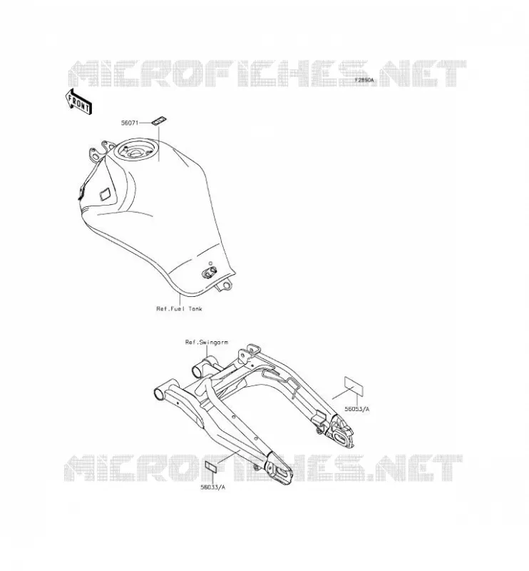 LABEL Kawasaki MOTOS 650 2016 ER-6N ABS  ER650FGF
