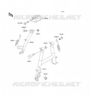 BEQUILLES pour Kawasaki ZZR250