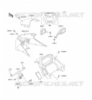 CARENAGE pour Kawasaki ZZR250