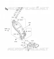 CH&Acirc;SSIS pour Kawasaki ZZR250