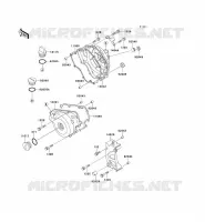COUVERCLES MOTEUR pour Kawasaki ZZR250