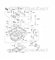 CULASSE pour Kawasaki ZZR250