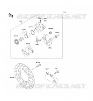 FREIN ARRIERE pour Kawasaki ZZR250