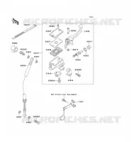 MAITRE CYLINDRE AV pour Kawasaki ZZR250