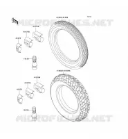 PNEUS pour Kawasaki ZZR250