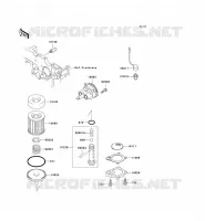 POMPE A HUILE pour Kawasaki ZZR250